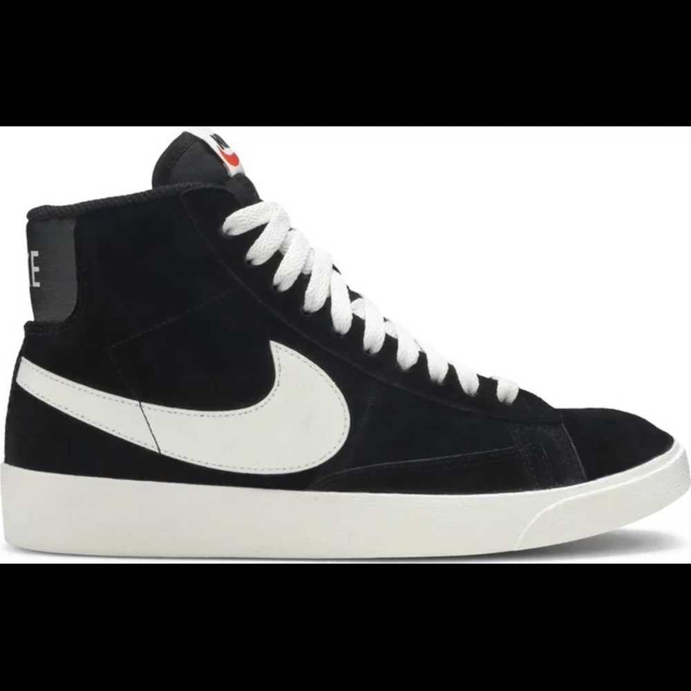Wmns Nike Blazer Mid Vintage Suede 'Black'